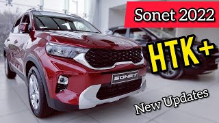 Finally 2022 Kia Sonet HTK Update is Here 🔥Real Life Review 🔥 [upl. by Kerge267]