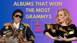 ALBUMS that won MOST GRAMMY Awards [upl. by Udell65]