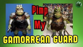 Star Wars Pimp My Gamorrean Guard Custom 16 Scale paint job Hasbro Action Figure [upl. by Bradway668]