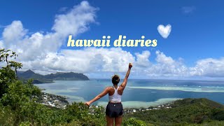 hawaii diaries coffee shops hiking lanikai beach playing basketball [upl. by Ribak]