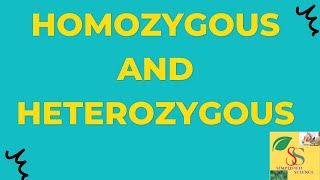 Homozygous and Heterozygous  in Hindi easy [upl. by Zetnod]