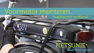 Voorwielmotor ombouwset sensor verlijmd Bafang G311 of Bafang G320  Ebike [upl. by Bettine]