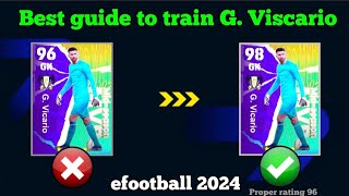 Best guide to train nominating contact G Vicario in efootball 2024efootball2024 efootballvicario [upl. by Wilterdink]