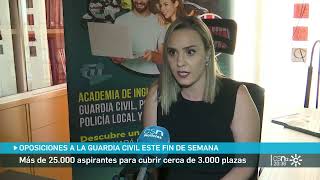 Entrevista de Canal Sur para el examen de inglés en las Oposiciones a Guardia Civil [upl. by Odlanier242]