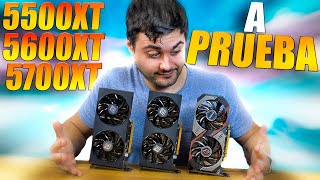 AMD RX 5500 XT RX 5600 XT Y 5700 XT ¿Cuanto merecen la pena [upl. by Herv422]