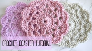 CROCHET how to crochet a coaster  Bella Coco [upl. by Medrek]