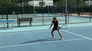 Laia Tarazona  Fall 25 Womens Tennis Recruiting Video [upl. by Castora]