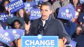 Obama cerró su campaña en Virginia con un discurso arrollador [upl. by Zales]