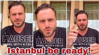 Stjepan Hauser just announced the Istanbul tour on 14 August concert [upl. by Anekam]