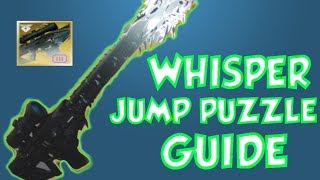 Destiny 2  WHISPER OF THE WORM JUMP PUZZLE GUIDE [upl. by Ainolopa]