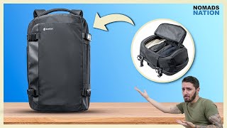 Tomtoc NavigatorT66 Travel 40L Review GOAT Budget Travel Bag [upl. by Almeeta]