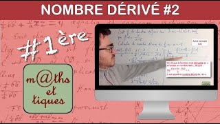 Calculer le nombre dérivé 2  Première [upl. by Litch554]