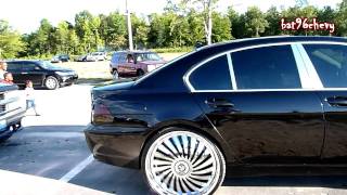 BMW 745 Li on 26quot DUB Swyrl Floaters amp Olds Cutlass on 24quot DUB Padrone Floaters  HD [upl. by Eiuol]