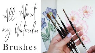 The BEST Watercolor Brushes for Botanical Painting [upl. by Telfore]