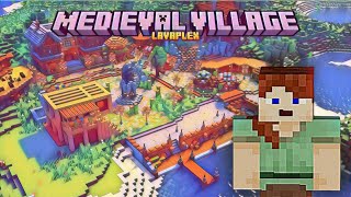 Play minecraft buy I am in medival village [upl. by Aerdnwahs630]