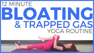 Yoga for Bloating Digestion Ulcerative Colitis IBD amp IBS [upl. by Kcirret334]