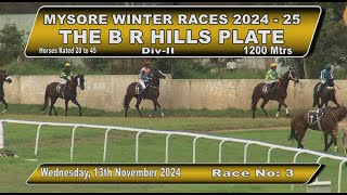 Race No 3 The BRHills Plate DIV  2 [upl. by Heshum]