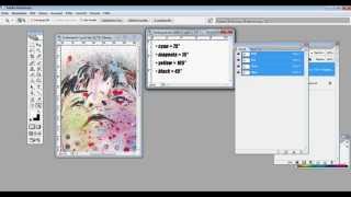 Tutorial  Vierfarbdruck  CMYK Farbseparation für den Siebdruck in Photoshop erstellen [upl. by Cordle]