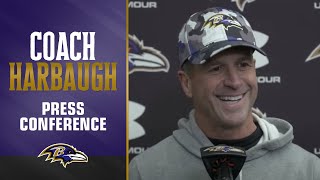 John Harbaugh’s First Impressions of Dalvin Cook  Baltimore Ravens [upl. by Elpmet]