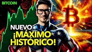 BITCOIN ¡NUEVO MÁXIMO HISTÓRICO 🔥🔥🔥🚀🌖 [upl. by Esilram]