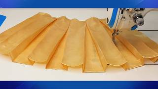 ASMR💫How To Sew Box Pleats In a Professional Way [upl. by Kendre]