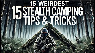 15 Weirdest Stealth Camping Tips You Wont Believe [upl. by Osy]