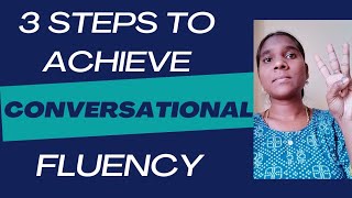 How to be conversationally fluent speakenglishfluently Learnwithgowthami [upl. by Asylem]