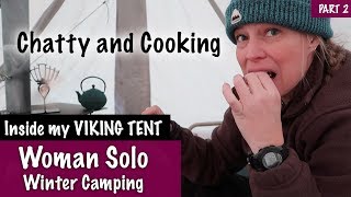 Chatty night in the Viking Tent Cooking waking up Packing Up Spirit Forest  S3 Ep10 [upl. by Barrus]