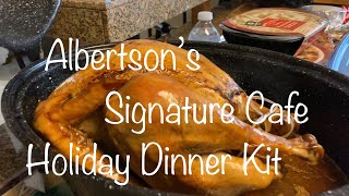 Albertson’s Signature Cafe Turkey Dinner with Home Style Stuffing [upl. by Adlesirg939]