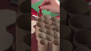 Advent calendar from toilet rolls– DIY by Søstrene Grene [upl. by Ahtilat]