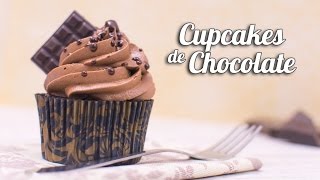 Cupcakes de Chocolate  Quiero Cupcakes [upl. by Volin]