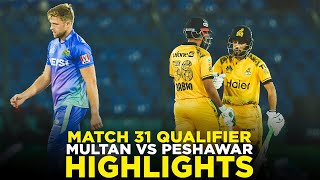 PSL 9  Full Highlights  Multan Sultans vs Peshawar Zalmi  Match 31  Qualifier  M2A1A [upl. by Ahsienod933]