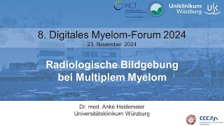 Dr med Anke Heidemeier Radiologische Bildgebung bei Multiplem Myelom [upl. by Jobyna]