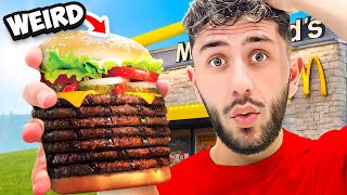 Trying WEIRDEST Fast Food Items in the World [upl. by Adekan]