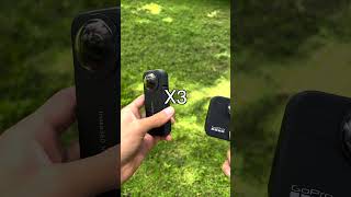 GoPro MAX vs Insta360 X3😱 shorts gopromaxvsinsta360x3 insta360x3 gopromax [upl. by Hildegaard]