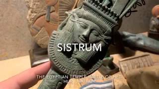 Sistrum  Egyptian temple rattle of the Goddess HetHur  Hathor [upl. by Fritzsche332]