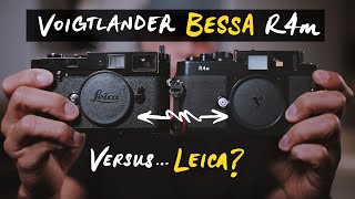 Voigtlander Bessa R4m Review vs Leica MP [upl. by Engelbert]