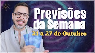 PREVISÕES DE 21 A 27 DE OUTUBRO Todos os Signos [upl. by Semmes]