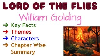 Lord of the Flies Summary in HindiUrduEnglish ThemesCharactersChapter Wise Summary [upl. by Eimyaj]