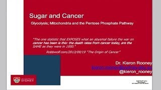 Dr Kieron Rooney  Sugar and Cancer [upl. by Gord]