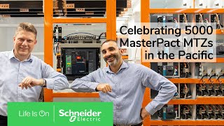 Celebrating the 5000th MasterPact MTZ in the Pacific  Schneider Electric [upl. by Tacklind]