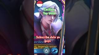 Build tersakit cecilion terbaru 2024mobilelegends mlbb gameplay [upl. by Ahseral]