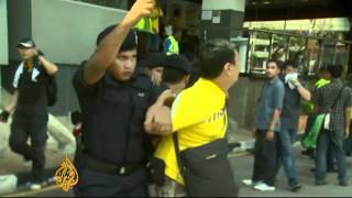 Police violence marks Malaysia reform rally [upl. by Sergius]