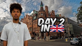 Amare Frost Explores London  Day 2 in UK [upl. by Rolyks52]