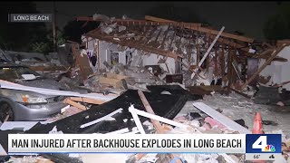 Long Beach neighborhood rocked by explosion at home [upl. by Allix605]