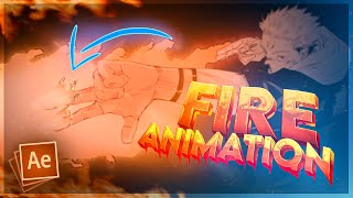 How to Animate FIRE in After Effects  AMV Tutorial [upl. by Raynard]