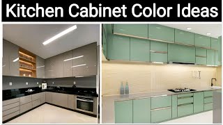 kitchen cabinet color ideas  modular kitchen colour combination [upl. by Telrahc]