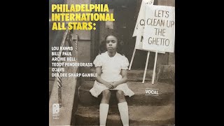 Philadelphia International All Stars  Lets Clean Up The Ghetto 1977 Vinyl [upl. by Ehudd]