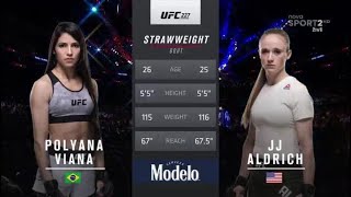 Polyana Viana vs JJ Aldrich [upl. by Arlena]