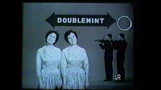 1960s Doublemint Gum Commercial [upl. by Eityak]